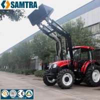 farm machine tractors with front end loader hot on sale